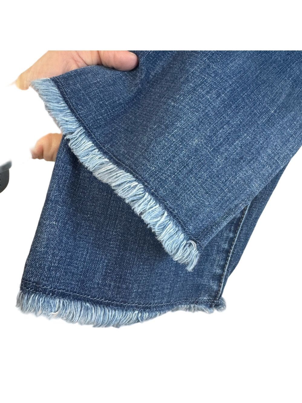 CABI ‘Cropped High Straight’ Raw Hem Denim - Picture 8 of 14